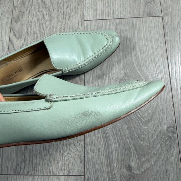 Vagabond Mint Green Leather Women's Loafers - Picture 11 of 11